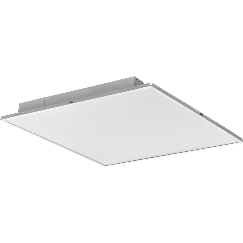 Lithonia Lighting 2 ft. x 2 ft. Fully Luminous White LED Lay-in Troffer with Smooth White Lens
